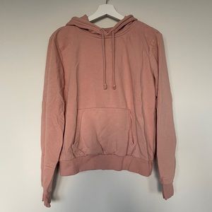 H&M Divided Basic Dusty Rose Pink / Powder Pink Hoody in Size Medium